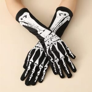 GUANTES DE CALAVERA LARGOS