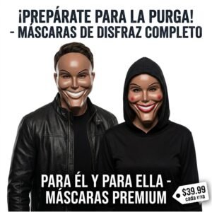 MASCARA ASESINOS LA PURGA