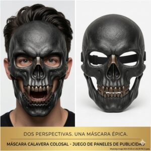 MASCARA DE CALAVERA ARTICULABLE