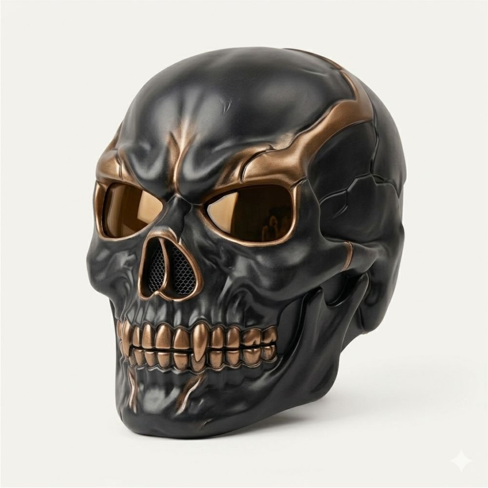 MASCARA DE CALAVERA ARTICULABLE - Imagen 2