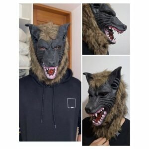 MASCARA DE LATEX LOBO