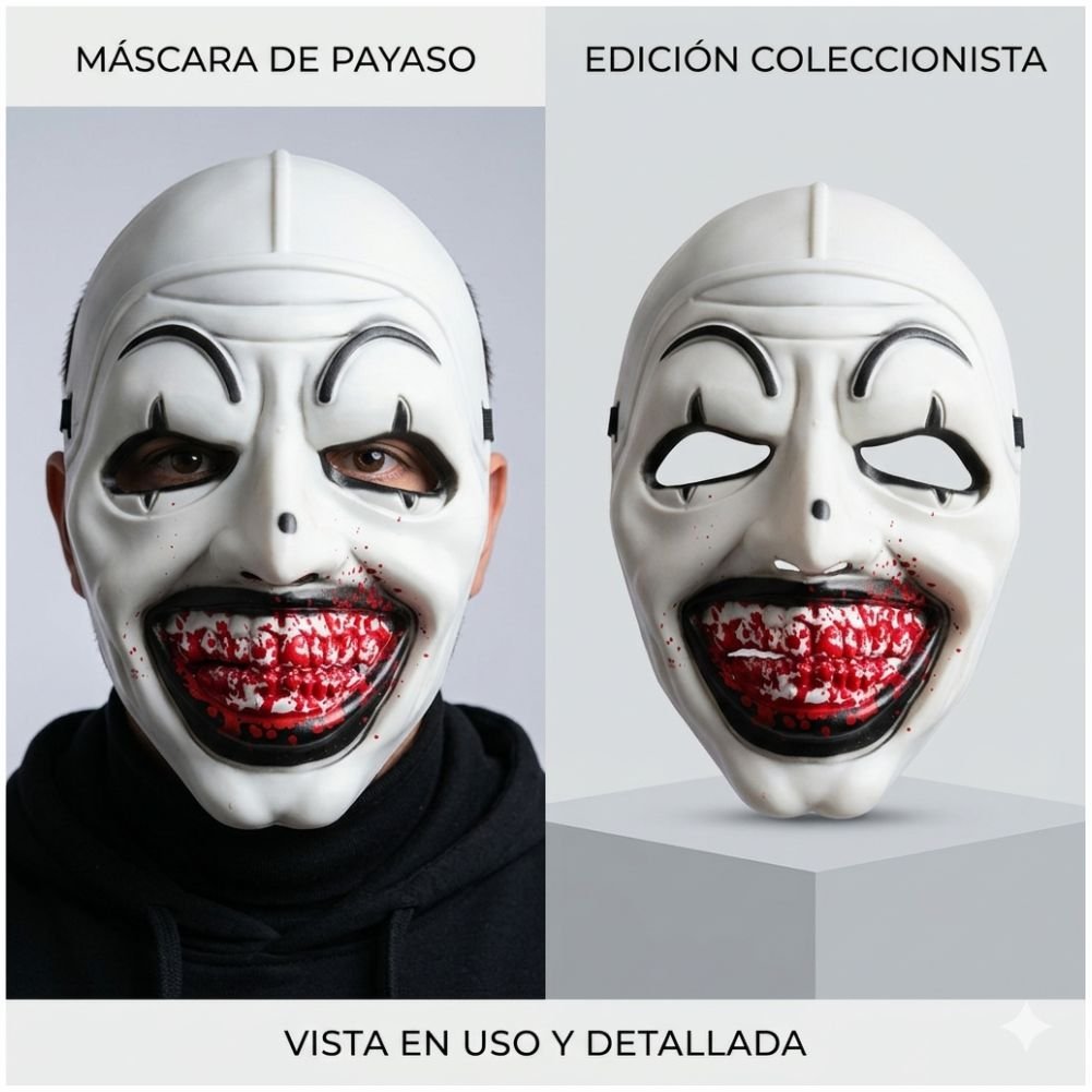 MASCARA TAPA DURA TERRIFIER