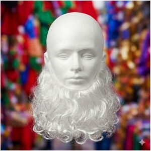 BARBA BLANCA ONDULADA