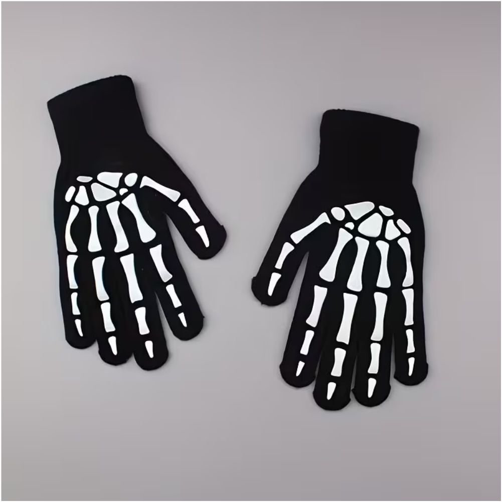 GUANTES CORTOS CALAVERA