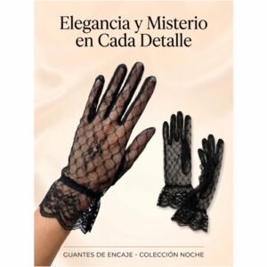 GUANTES ENCAJE CORTOS