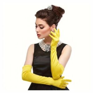 GUANTES LARGOS AMARILLO
