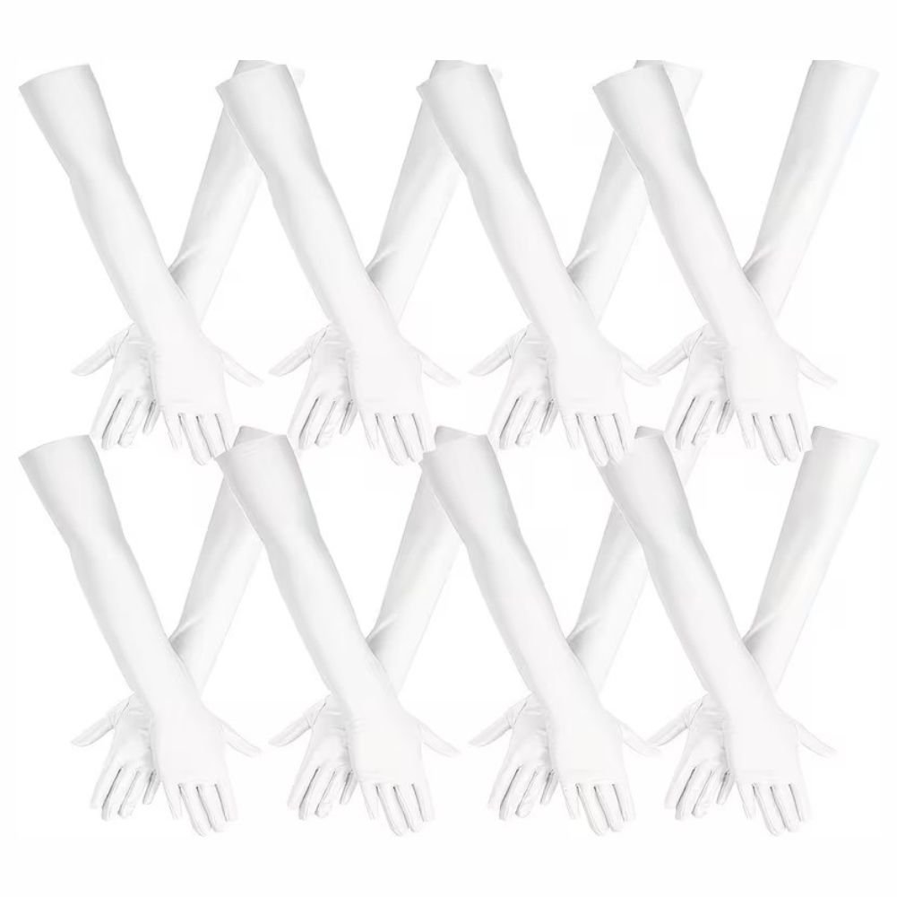 GUANTES LARGOS BLANCOS - Imagen 2